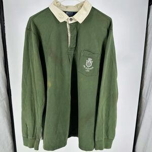 Vintage Polo Ralph Lauren 381 Bleecker Dragon Crest LXVII Rugby Size XL